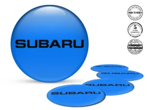 Subaru Emblemas de Rueda Edición Etiquetas Resina Personalizadas